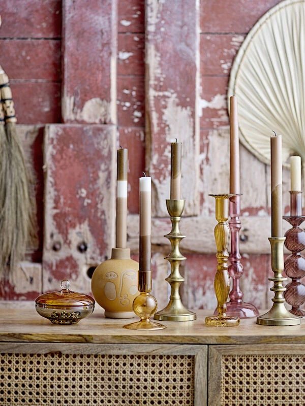 Bloomingville Jilian Kynttilänjalka Ø12,5x15 Cm Ruskea 2 Bloomingville Jilian Kynttilänjalka Ø12,5x15 Cm Ruskea - Image 2