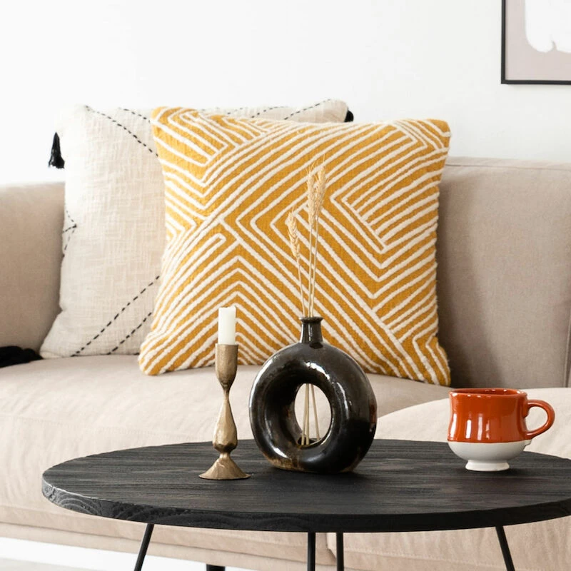 Bloomingville Koristetyyny 50x50 Cm Keltainen 2 Bloomingville Koristetyyny 50x50 Cm Keltainen - Image 2