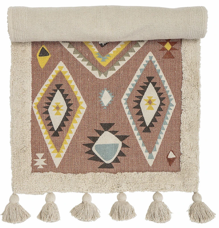 Bloomingville Lutz Puuvillamatto 120x65 Cm Ruskea 1 Bloomingville Lutz Puuvillamatto 120x65 Cm Ruskea