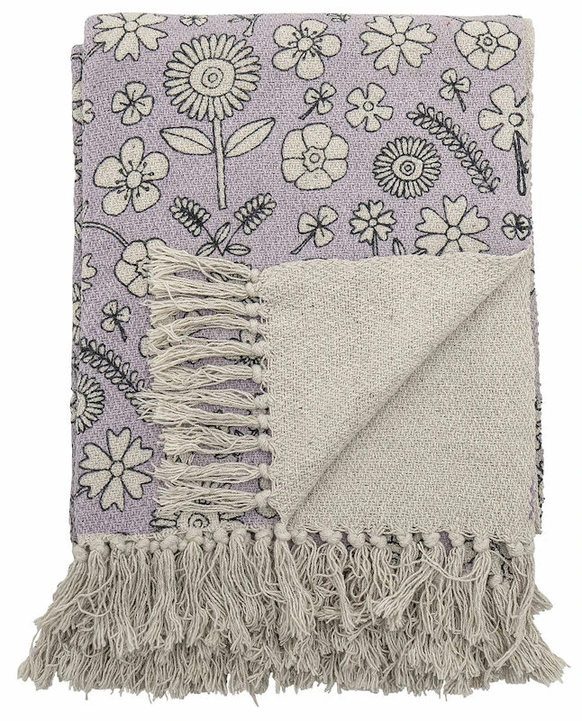 Bloomingville Salli Torkkupeitto 160x130 Cm Lila 1 Bloomingville Salli Torkkupeitto 160x130 Cm Lila