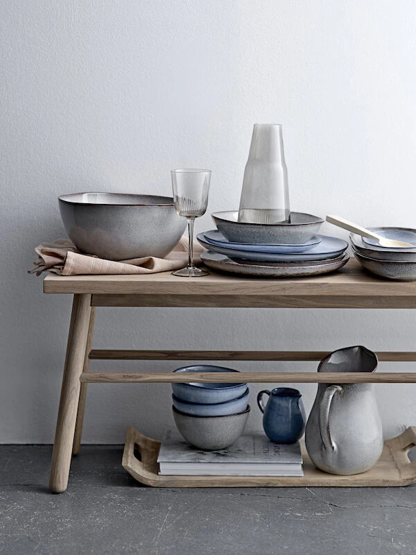 Bloomingville Sandrine Iso Tarjoilukulho Harmaa 5 Bloomingville Sandrine Iso Tarjoilukulho Harmaa - Image 5