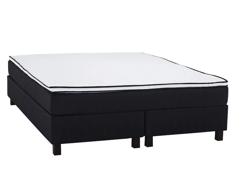 Lumi Pocket Jenkkisänky 160 | L | Musta Bianca, 10cm Wenge Jalat 5 Lumi Pocket Jenkkisänky 160 | L | Musta Bianca, 10cm Wenge Jalat - Image 5