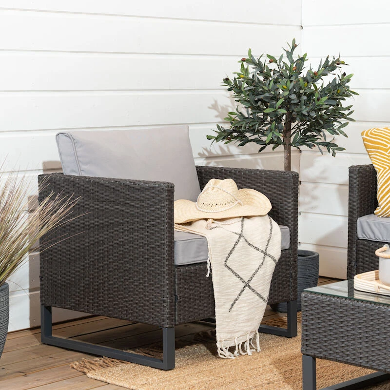 Dublin Nojatuoli Tummanharmaa, Harmaat Pehmusteet 3 Dublin Nojatuoli Tummanharmaa, Harmaat Pehmusteet - Image 3