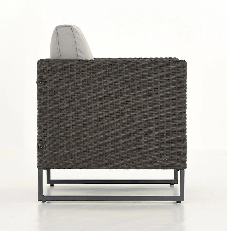 Dublin Nojatuoli Tummanharmaa, Harmaat Pehmusteet 4 Dublin Nojatuoli Tummanharmaa, Harmaat Pehmusteet - Image 4