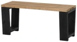 Ecofurn Jussi Penkki 100 Cm Musta Runko, Ruskea Kansi