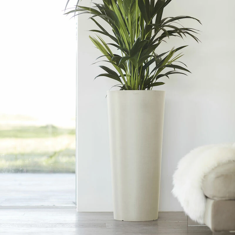 Ecopots Amsterdam Korkea Ruukku 76 Cm Valkoharmaa 2 Ecopots Amsterdam Korkea Ruukku 76 Cm Valkoharmaa - Image 2