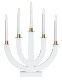 Star Trading Eli 5-haarainen Kynttelikkö Valkoinen 6 Star Trading Eli 5-haarainen Kynttelikkö Valkoinen -Yleinen Kotikauppa eli 5 haarainen kynttelikko valkoinen