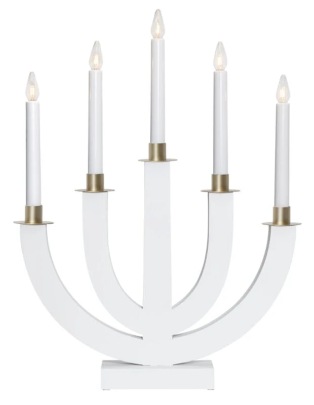 Star Trading Eli 5-haarainen Kynttelikkö Valkoinen 3 Star Trading Eli 5-haarainen Kynttelikkö Valkoinen - Image 3