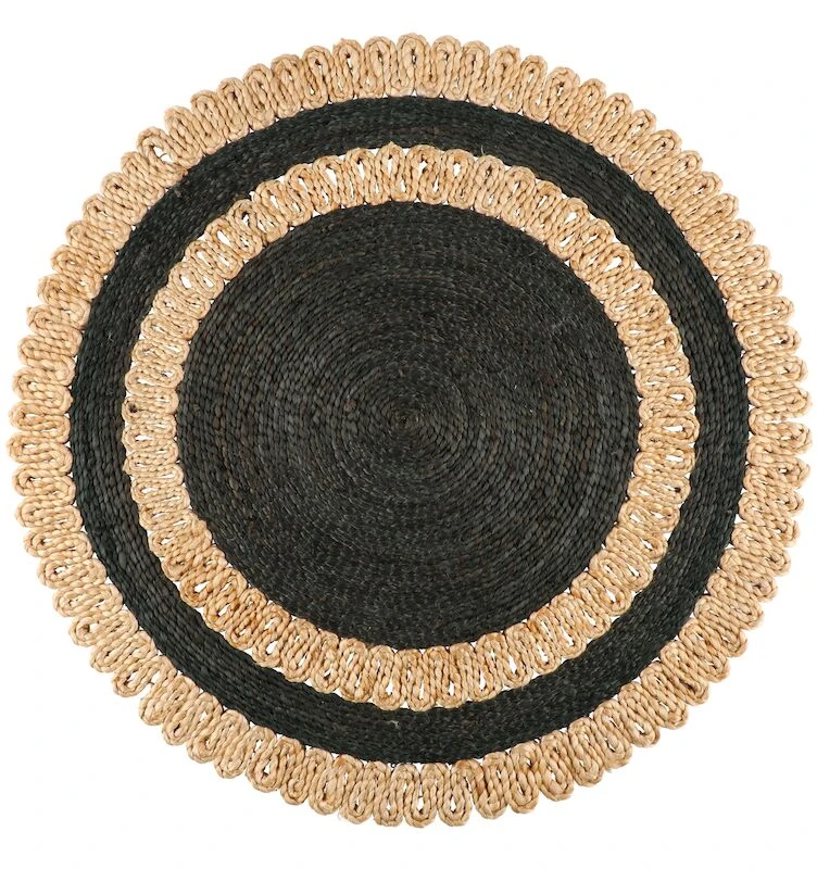 Fanni K Hiili Juuttimatto Musta/luonnonväri 90cm 2 Fanni K Hiili Juuttimatto Musta/luonnonväri 90cm - Image 2