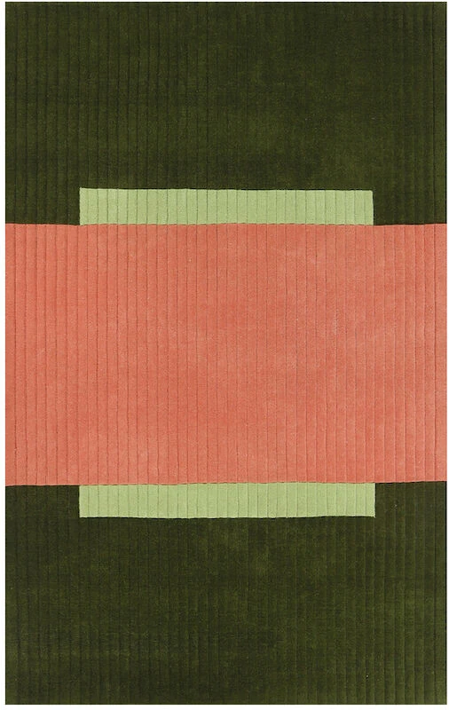 Finarte Jade Villamatto 170x230 Cm Vihreä/pinkki 2 Finarte Jade Villamatto 170x230 Cm Vihreä/pinkki - Image 2