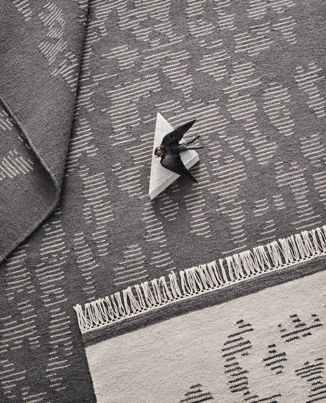 Finarte Saaristo Matto Harmaa/valkoinen 140x200 Cm 4 Finarte Saaristo Matto Harmaa/valkoinen 140x200 Cm - Image 4