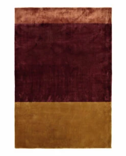 Finarte Suraya Viskoosimatto 90x200 Cm Viininpunainen