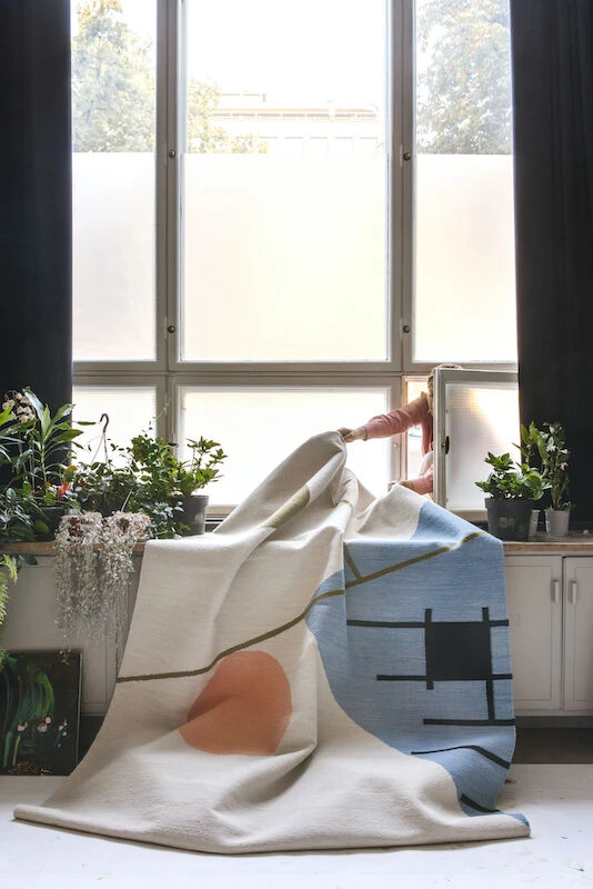 Finarte Zeniitti Villamatto 170x240 Cm Harmaa/sininen 6 Finarte Zeniitti Villamatto 170x240 Cm Harmaa/sininen - Image 6