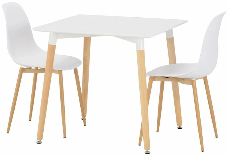 Fox-Syli Ruokailuryhmä 2-hengen Valkoinen 2 Fox-Syli Ruokailuryhmä 2-hengen Valkoinen - Image 2