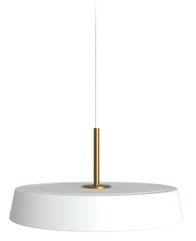 Grönlund Kimber Riippuvalaisin Ø30 Cm Matta Valkoinen/matta Messinki 3 Grönlund Kimber Riippuvalaisin Ø30 Cm Matta Valkoinen/matta Messinki - Image 3