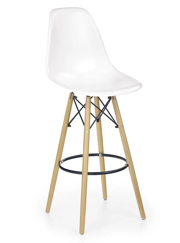 H51 Baarituoli Valkoinen 2 H51 Baarituoli Valkoinen - Image 2