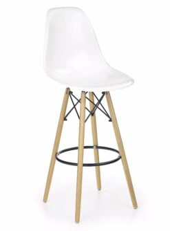 H51 Baarituoli Valkoinen