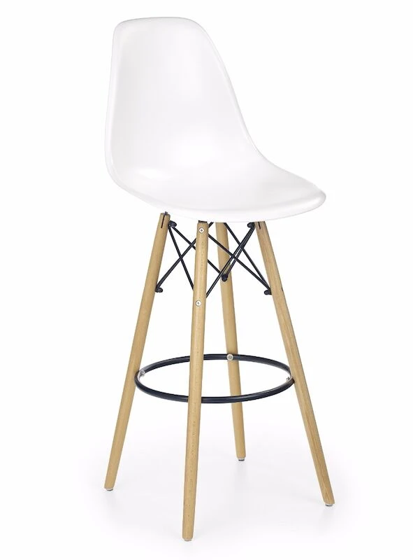 H51 Baarituoli Valkoinen 1 H51 Baarituoli Valkoinen