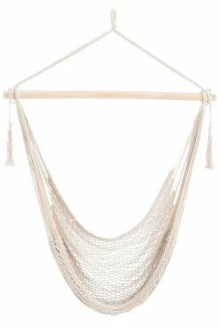 Helle Riippuistuin Kudottu Luonnonväri