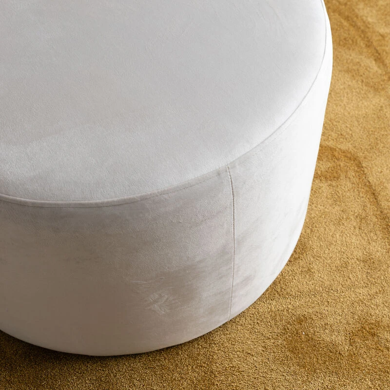 Helmi Pyöreä Samettirahi Ø60 Cm Beige Brunei 06 Kangas 1 Helmi Pyöreä Samettirahi Ø60 Cm Beige Brunei 06 Kangas