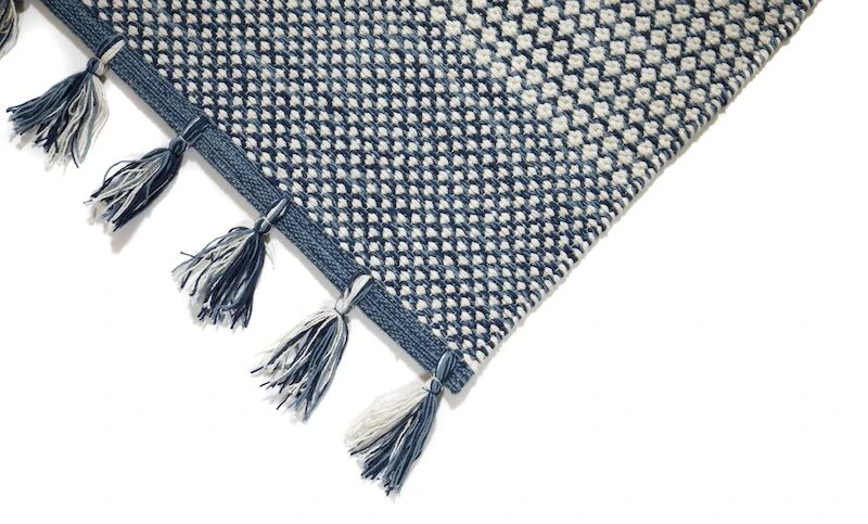 Hilla Puuvillamatto 80x300 Cm Sininen 3 Hilla Puuvillamatto 80x300 Cm Sininen - Image 3