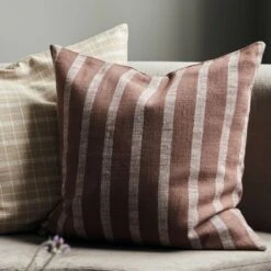 House Doctor Thame Raita Tyynynpäällinen 50x50 Cm Ruskea