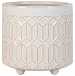 House Nordic Keraaminen Kukkaruukku Ø15,5 Cm Valkoinen