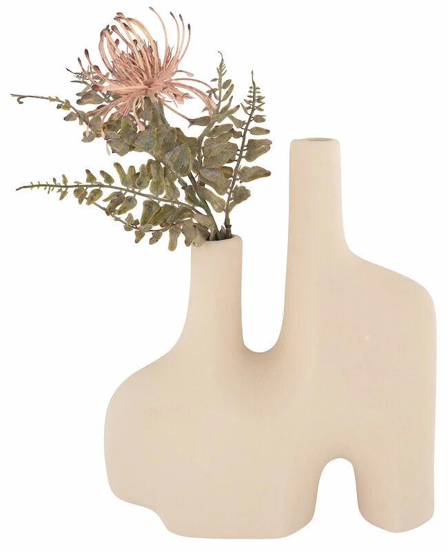 House Nordic Keraaminen Vaasi 8x23,5x27 Cm Hiekka 5 House Nordic Keraaminen Vaasi 8x23,5x27 Cm Hiekka - Image 5