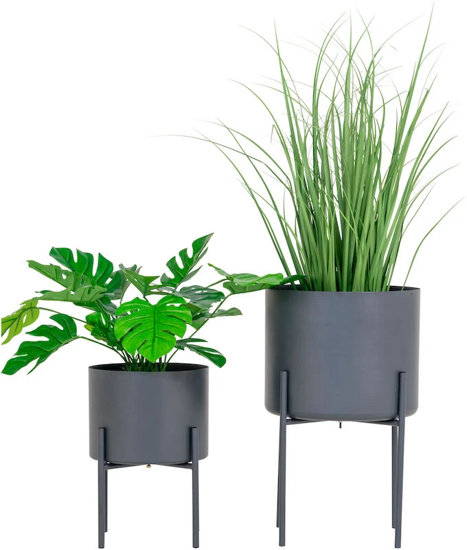 House Nordic Pavia Kukkaruukut 2kpl Harmaa 1 House Nordic Pavia Kukkaruukut 2kpl Harmaa