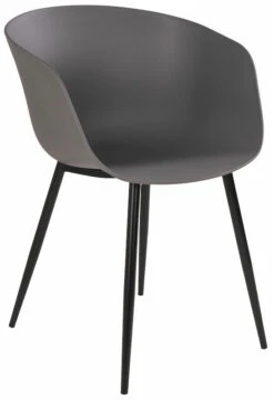 House Nordic Roda Tuoli Harmaa, Mustat Jalat