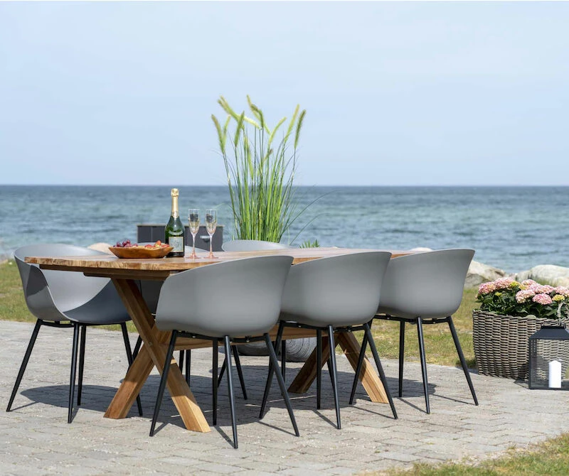 House Nordic Roda Tuoli Harmaa, Mustat Jalat 4 House Nordic Roda Tuoli Harmaa, Mustat Jalat - Image 4