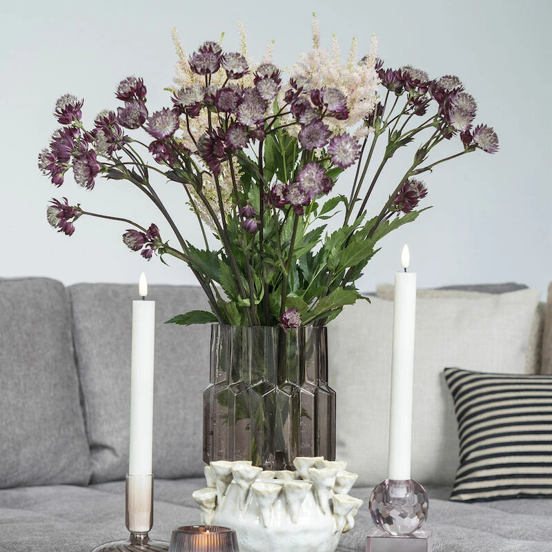 House Nordic Vaasi Ø14,5x26 Cm Violetti 2 House Nordic Vaasi Ø14,5x26 Cm Violetti - Image 2