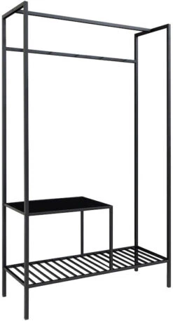 House Nordic Vita Vaatekaappi Musta