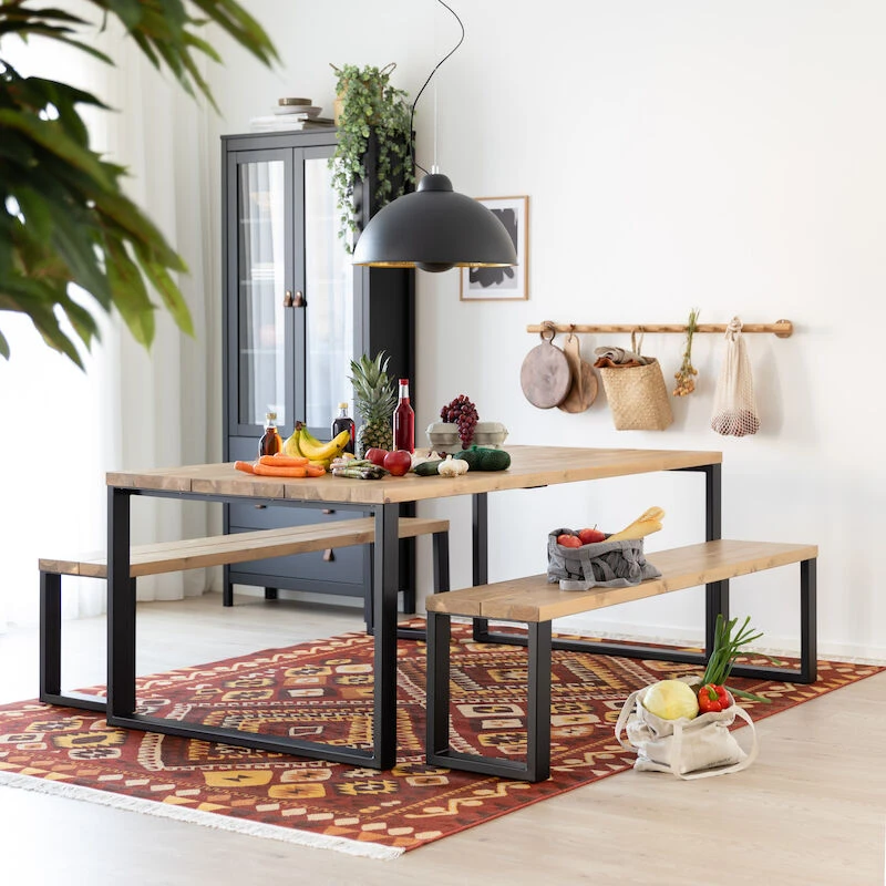 Hübsch Folk Tanko Vaatenaulakko 10-koukulla Tammi 2 Hübsch Folk Tanko Vaatenaulakko 10-koukulla Tammi - Image 2