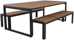 Ilma 6-hengen Ruokailuryhmä Musta/ruskea 8 Ilma 6-hengen Ruokailuryhmä Musta/ruskea -Yleinen Kotikauppa ilma 6ruokailuryhma mustaruskea3