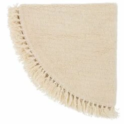 Bloomingville Villamatto Hapsuilla Pyöreä 110 Cm Luonnonväri