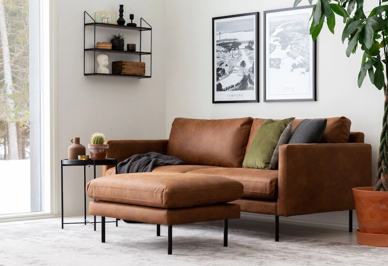 Scandic Copenhagen Rahi Konjakinruskea Colorado 03 Bonded-nah 2 Scandic Copenhagen Rahi Konjakinruskea Colorado 03 Bonded-nah - Image 2