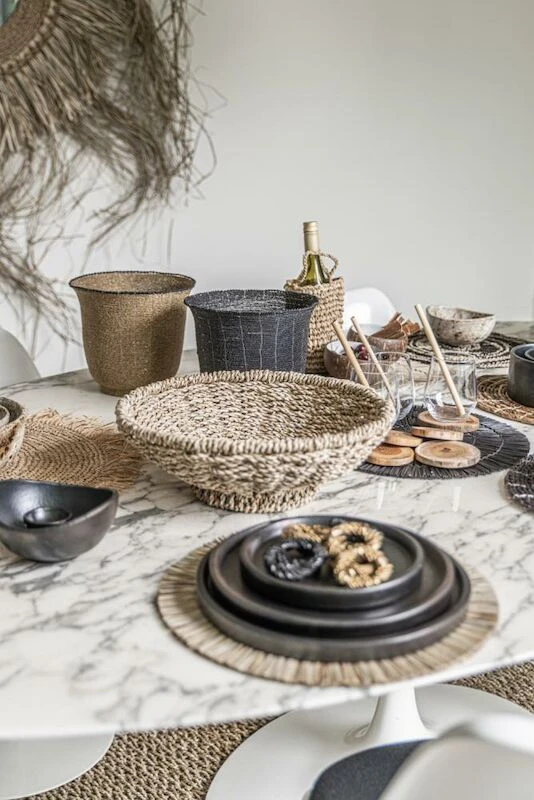 Bazar Bizar Alang Alang Pyöreä Tabletti 38 Cm Luonnonväri 2 Bazar Bizar Alang Alang Pyöreä Tabletti 38 Cm Luonnonväri - Image 2