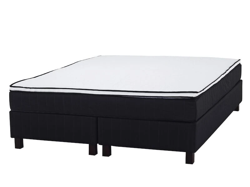 Lumi Pocket Jenkkisänky 160 | L | Musta Bianca, 10cm Wenge Jalat 6 Lumi Pocket Jenkkisänky 160 | L | Musta Bianca, 10cm Wenge Jalat - Image 6