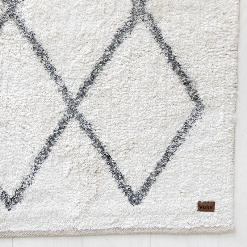 Joki Puuvillamatto 80x250 Cm Valkoinen 3 Joki Puuvillamatto 80x250 Cm Valkoinen - Image 3