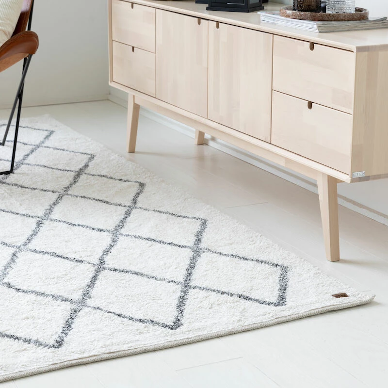 Joki Puuvillamatto 80x250 Cm Valkoinen 5 Joki Puuvillamatto 80x250 Cm Valkoinen - Image 5