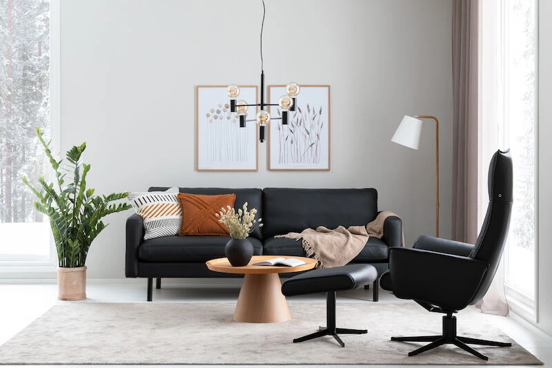 Lucide Leanne Riippuvalaisin 6-osainen Musta 2 Lucide Leanne Riippuvalaisin 6-osainen Musta - Image 2