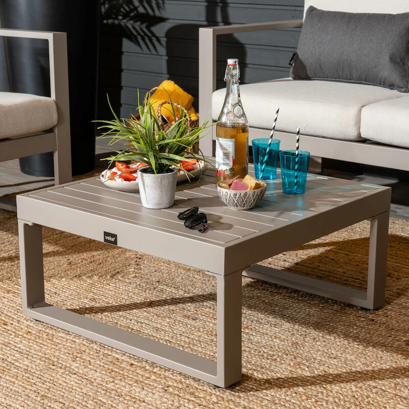 Kallas Sohvapöytä 65x65 Cm Greige 2 Kallas Sohvapöytä 65x65 Cm Greige - Image 2