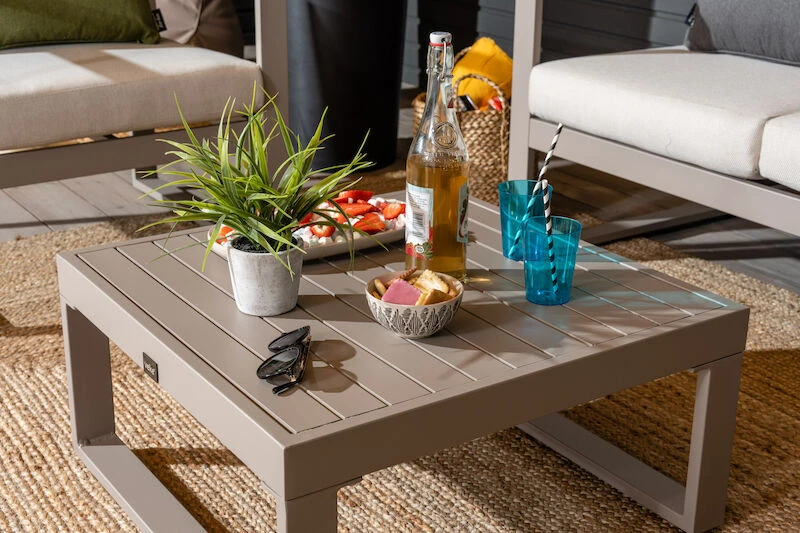 Kallas Sohvapöytä 65x65 Cm Greige 1 Kallas Sohvapöytä 65x65 Cm Greige