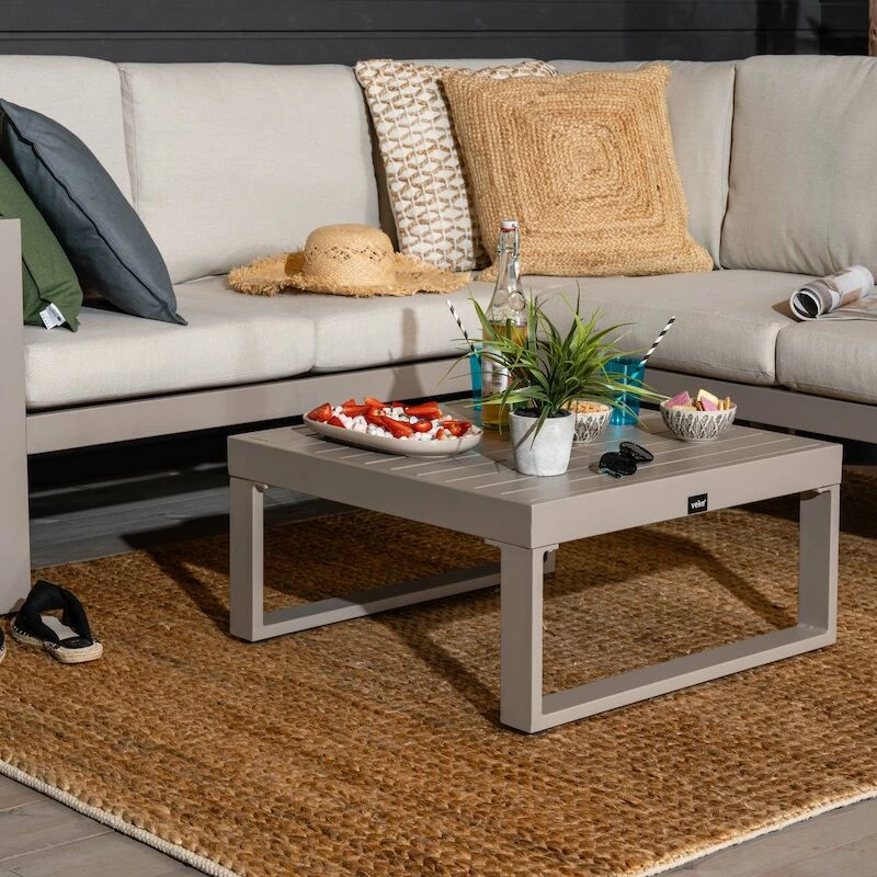 Kallas Sohvapöytä 65x65 Cm Greige 5 Kallas Sohvapöytä 65x65 Cm Greige - Image 5