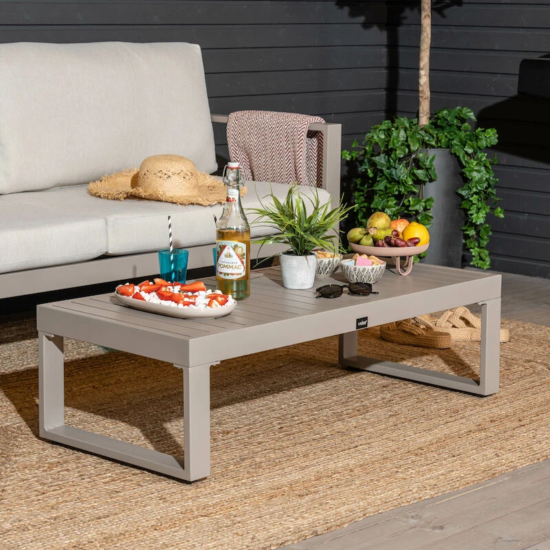 Kallas Sohvapöytä 110x50 Cm Greige 4 Kallas Sohvapöytä 110x50 Cm Greige - Image 4