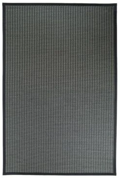 VM Carpet Kelo Paperinarumatto 133 Cm Pyöreä Musta/t.harmaa