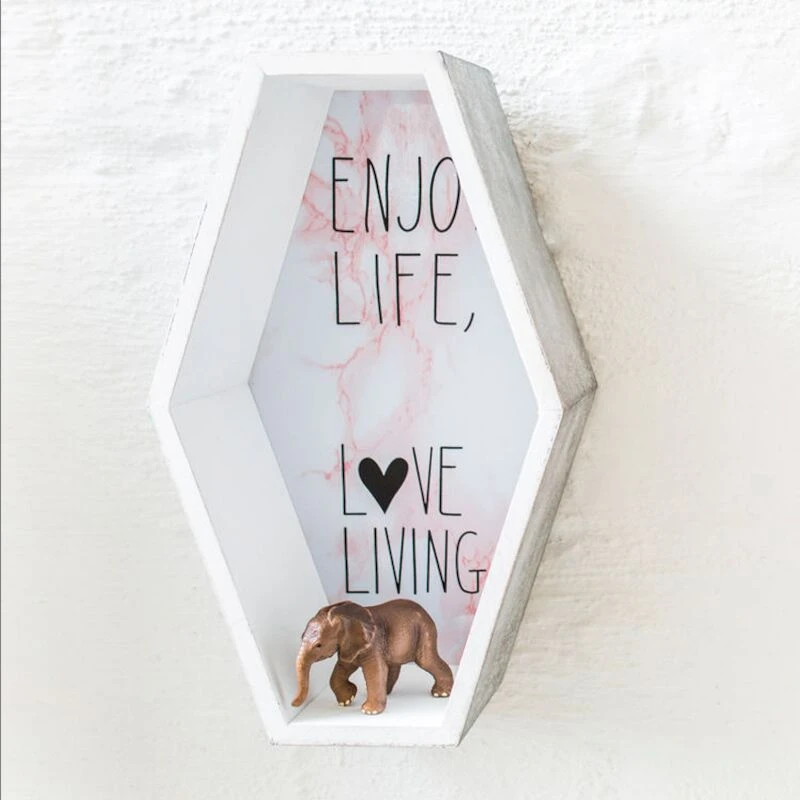 Kiddow Seinähylly 18x9x29 Cm Betoni/marmori Look 1 Kiddow Seinähylly 18x9x29 Cm Betoni/marmori Look