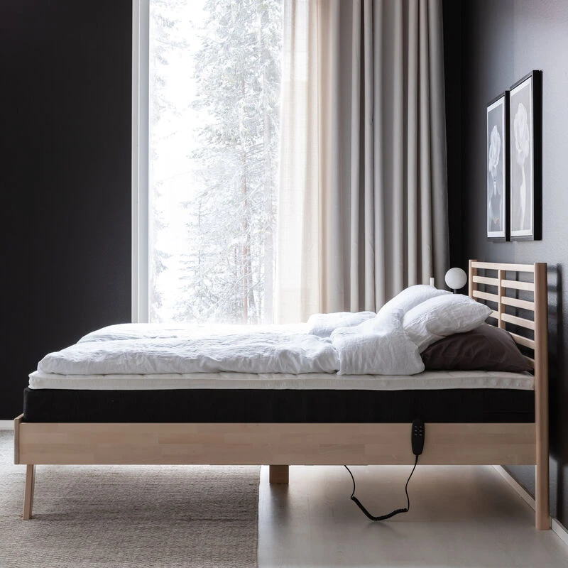 Kiteen Notte-Unia 100 Moottorisänkypaketti 160x200 Cm Koivu Luonnonväri 2 Kiteen Notte-Unia 100 Moottorisänkypaketti 160x200 Cm Koivu Luonnonväri - Image 2