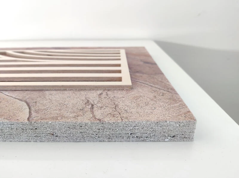 Koivuiset Taipuva Metsä Marmori Akustiikkataulu 36x56 Cm Hiekka 2 Koivuiset Taipuva Metsä Marmori Akustiikkataulu 36x56 Cm Hiekka - Image 2